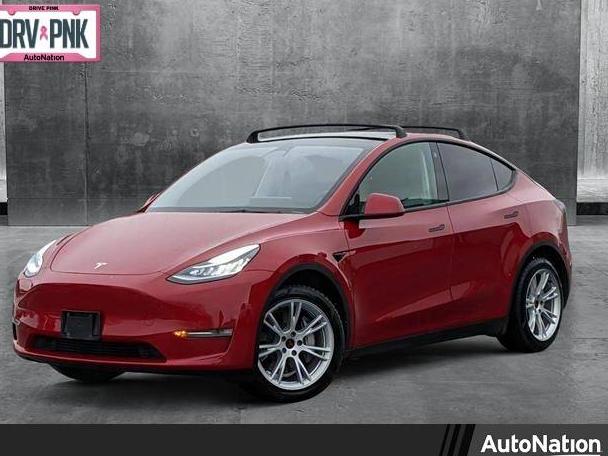 TESLA MODEL Y 2021 5YJYGDEE2MF255346 image